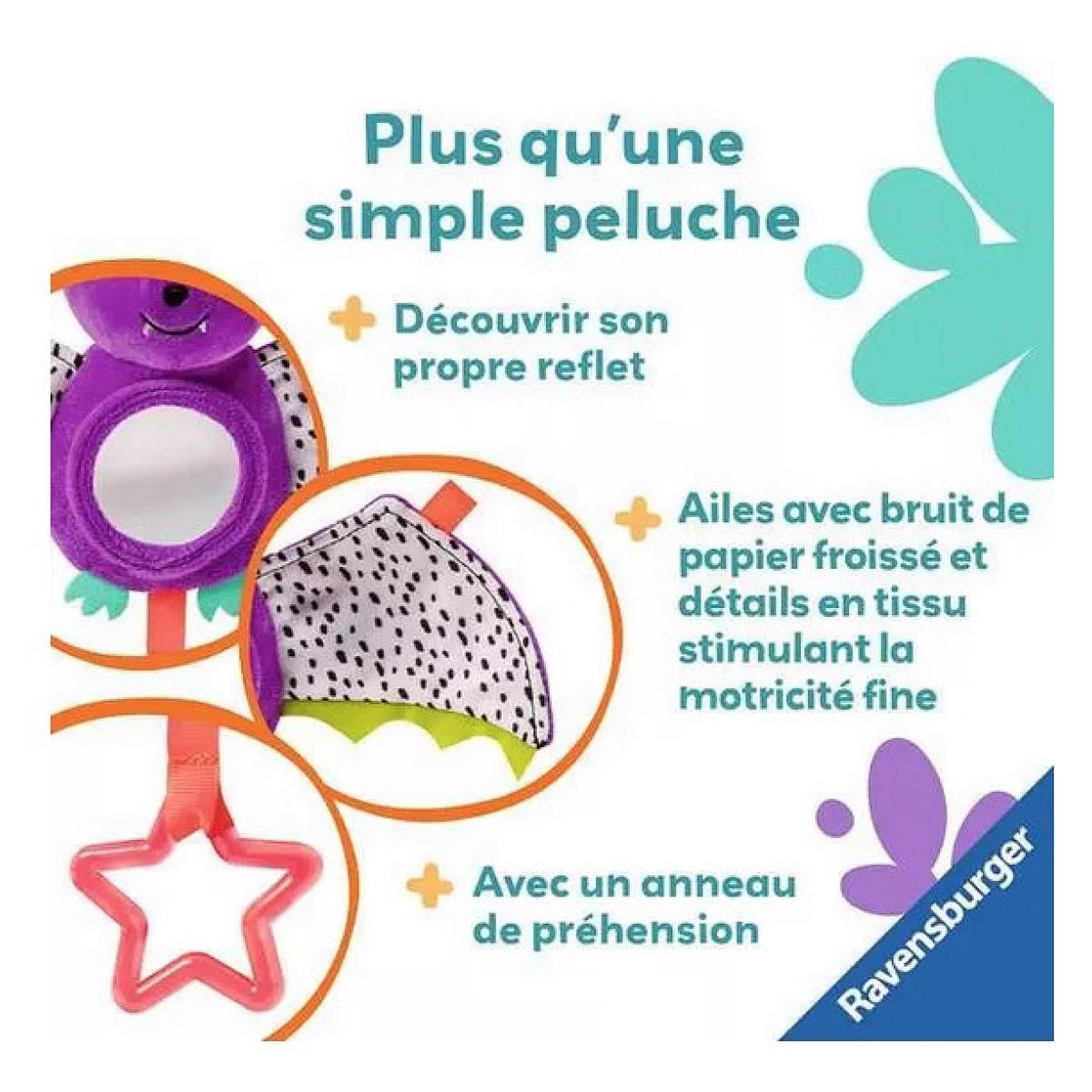 Voir la diapositive 3 : RAVENSBURGER Ma Peluche d activites Chauve Souris
