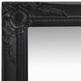 Voir la diapositive 3 : VIDAXL Miroir mural style baroque 40x40 cm noir