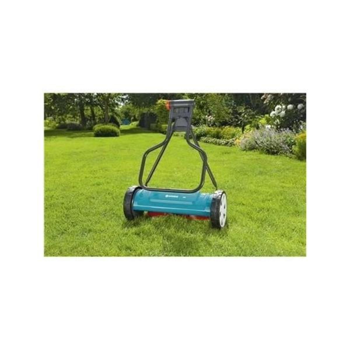Gardena Tondeuse a Gazon GARDENA   hélicoidale 400 Classic– Surface tonte max 200m² – Hauteur de coupe 12 a 42mm – Largeur de coupe 40cm