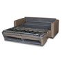 Voir la diapositive 5 : Canapé convertible système couchage express matelas 140x190 17cm 3 places en tissu DYLAN 