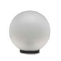 VELAMP Sphère extérieure en PMMA, 250 mm, douille E27, blanc givré