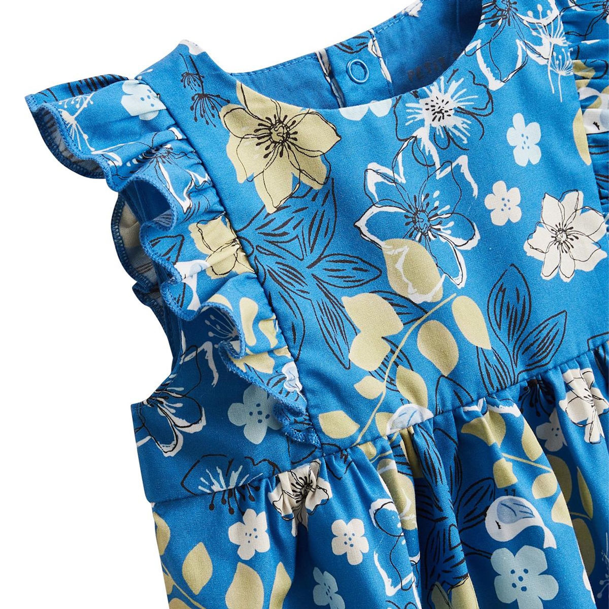 Petit Béguin Robe bébé en popeline Flora