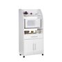 Voir la diapositive 1 : Desserte micro-ondes 2 portes 1 tiroir PRACTICA 