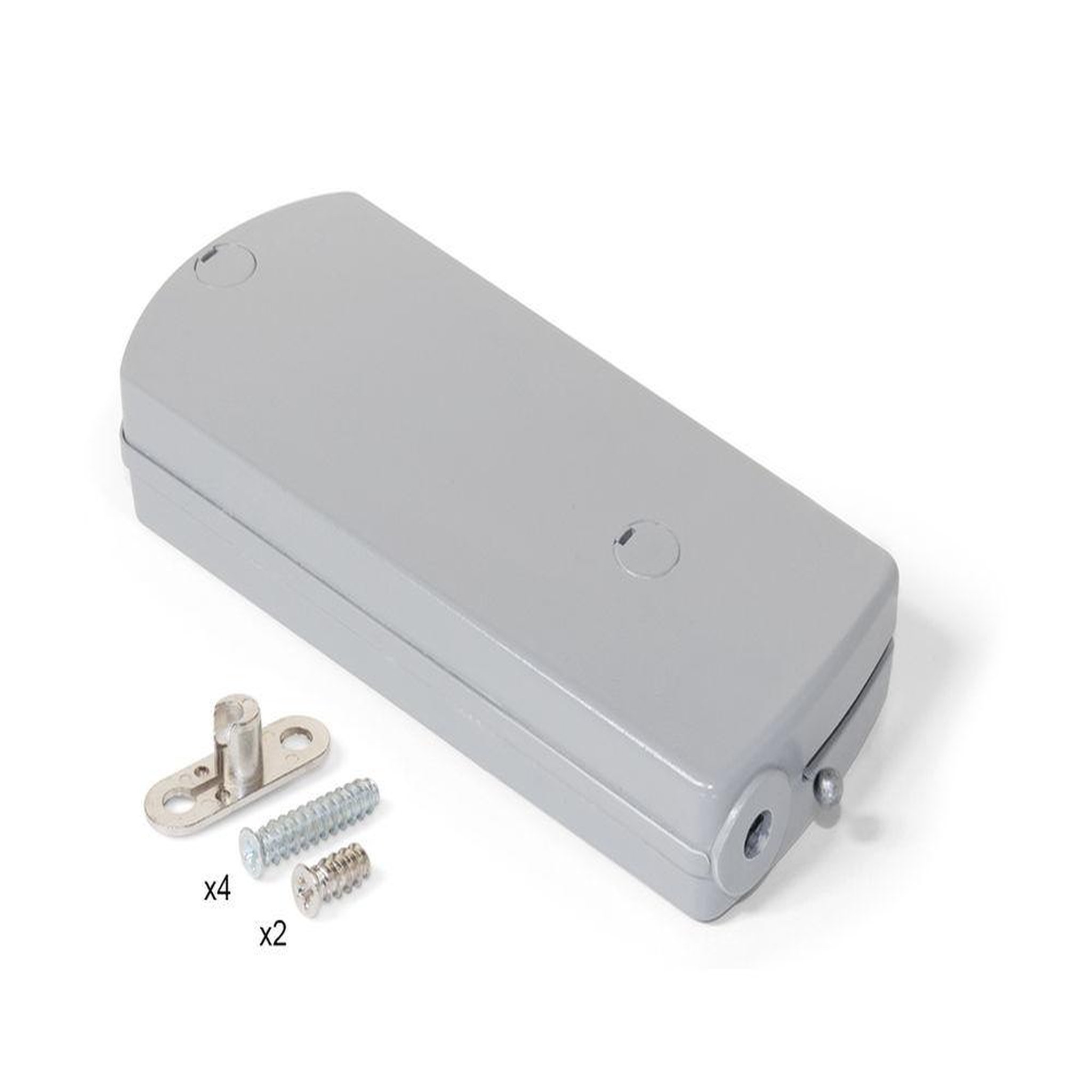 EMUCA SRL Mécanisme pour portes abattant Microwinch, 14 Kg, Plastique gris