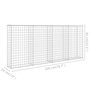 Voir la diapositive 6 : VIDAXL Mur a gabion avec couvercles Acier galvanise 200 x 20 x 85 cm