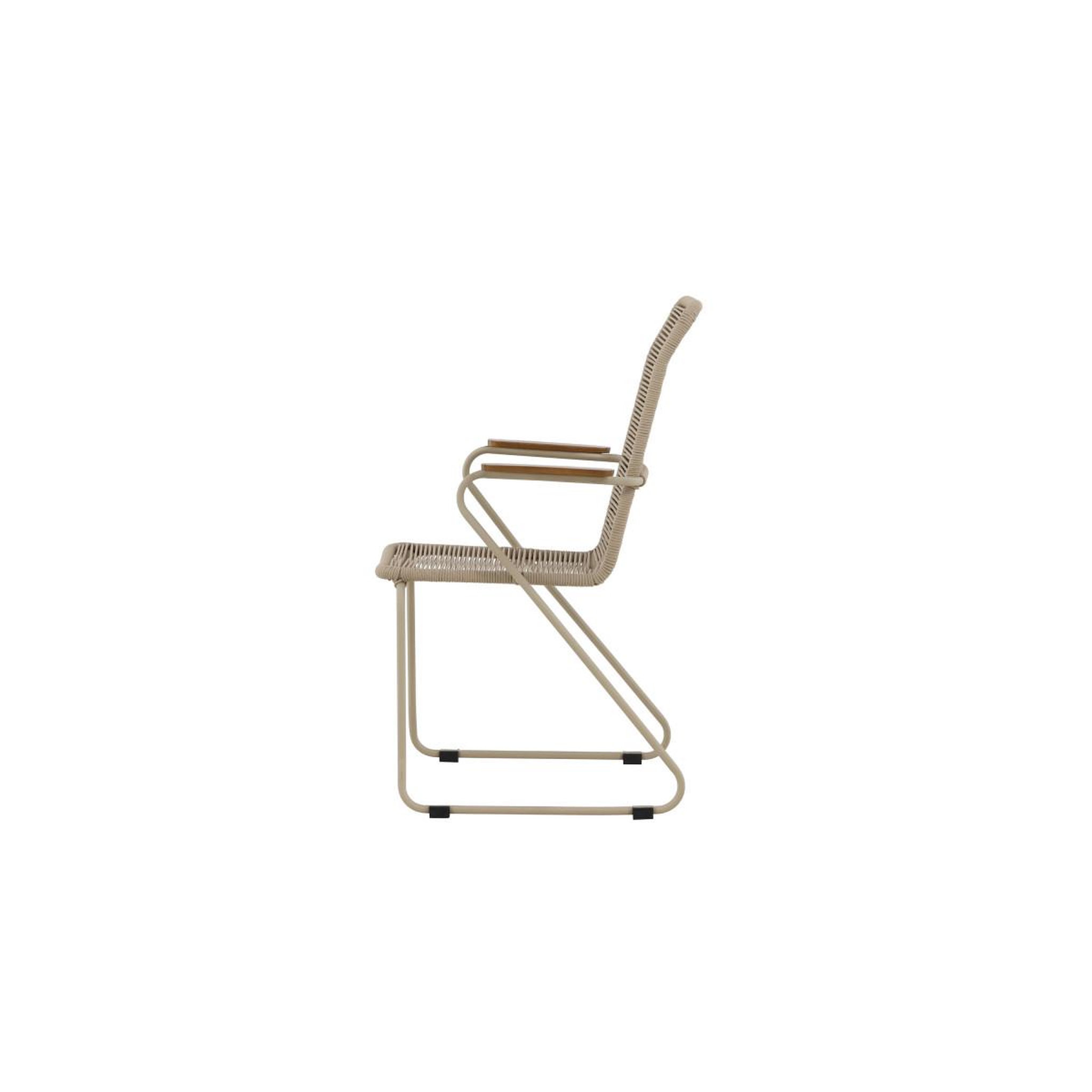 Voir la diapositive 5 : Paris Prix Chaise de jardin empilable  bois  93cm beige