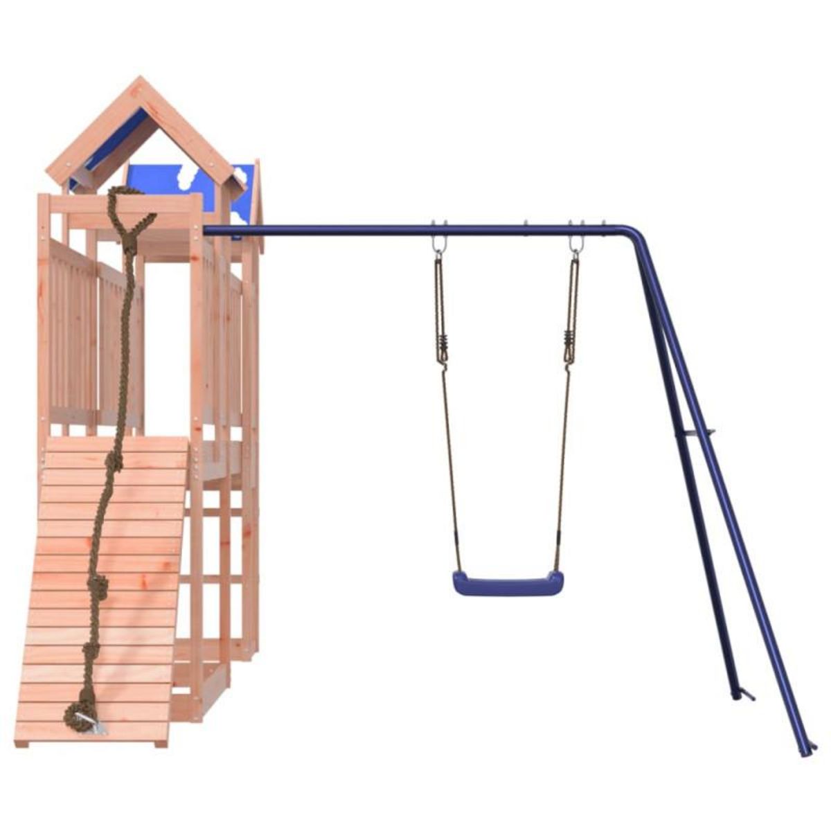 VIDAXL Aire de jeux d extérieur bois massif de douglas