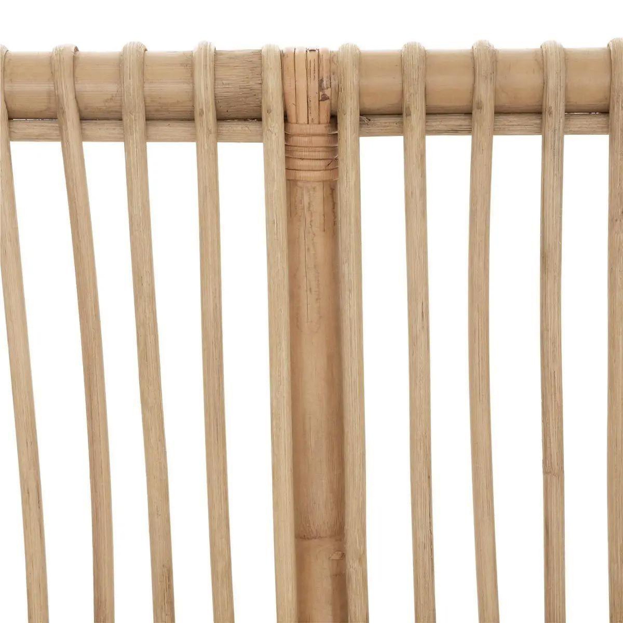 Voir la diapositive 3 : ATMOSPHERA Banc 2 places en rotin  neta  110cm naturel & blanc