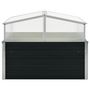 Voir la diapositive 2 : VIDAXL Serre Anthracite 100x100x77 cm Acier galvanise
