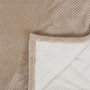 Voir la diapositive 2 : Paris Prix Plaid  Nid d'Abeille Sherpa  180x220cm Beige