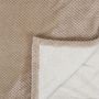 Voir la diapositive 2 : Paris Prix Plaid  Nid d'Abeille Sherpa  180x220cm Beige