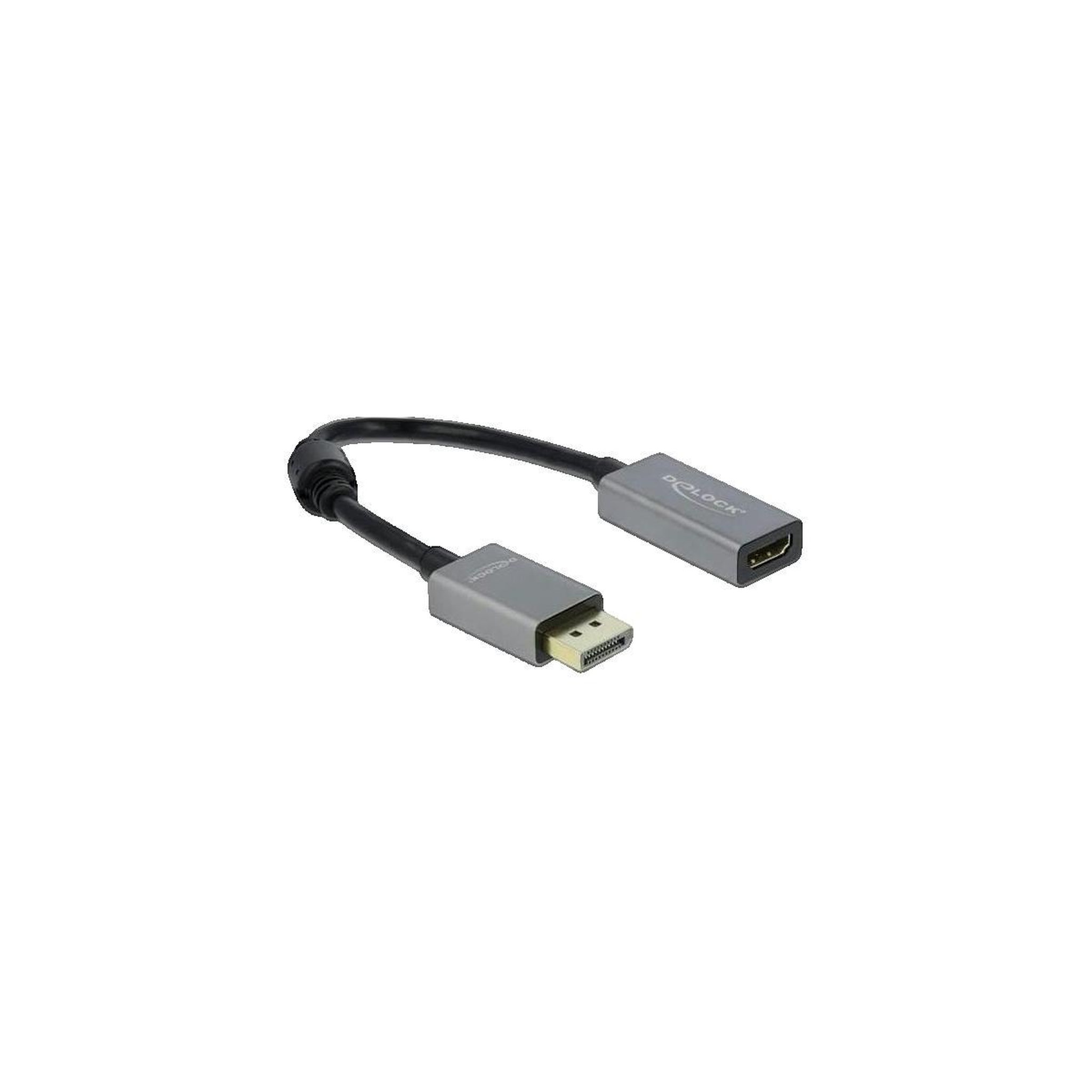 Voir la diapositive 2 : DeLock Adaptateur DisplayPort DELock 1.4 actif pour moniteur HDMI 4K Ultra HD 60Hz