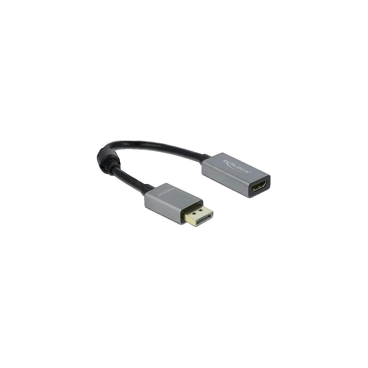 DeLock Adaptateur DisplayPort DELock 1.4 actif pour moniteur HDMI 4K Ultra HD 60Hz
