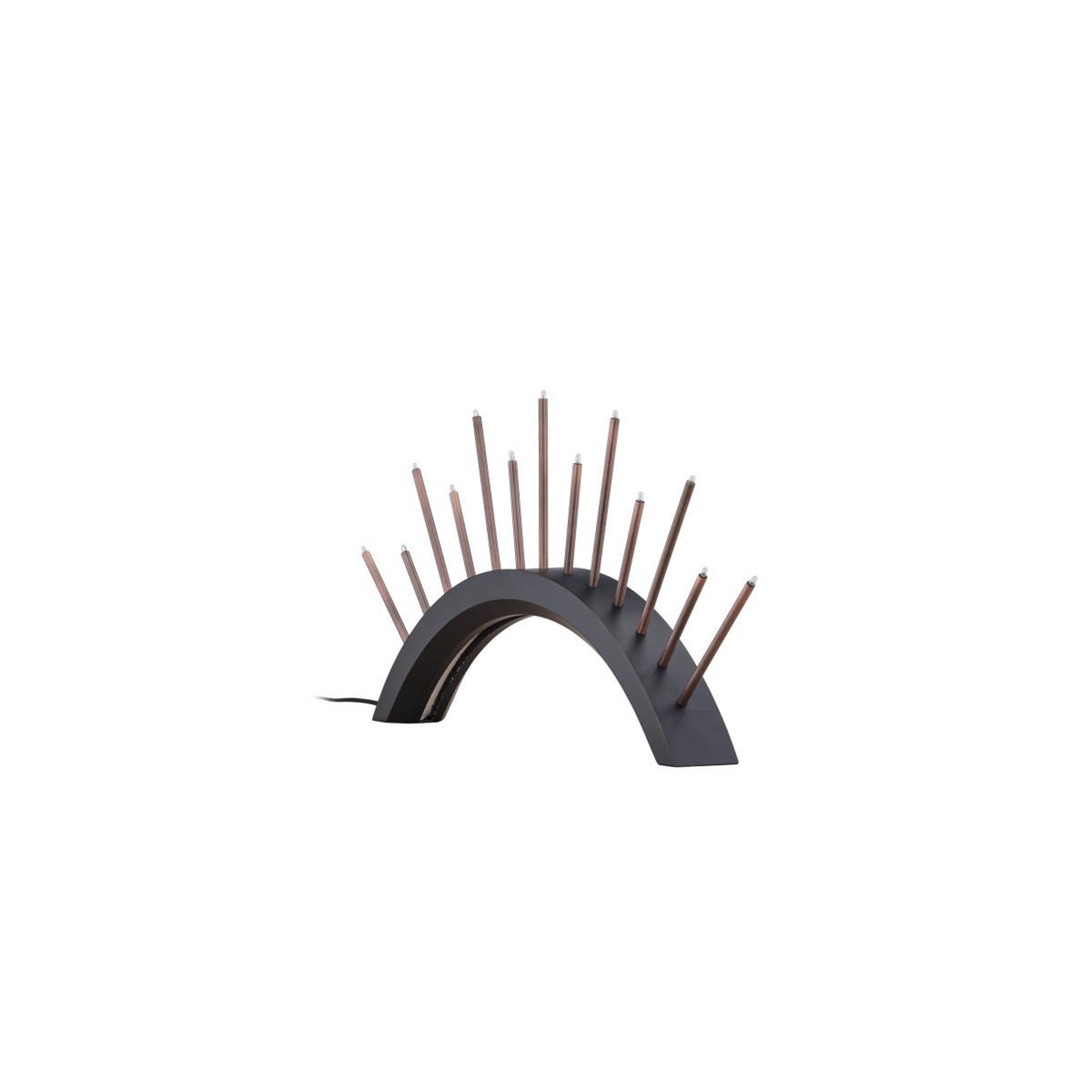 Voir la diapositive 6 : Paris Prix Lampe à poser bougeoir  bjornrike  55cm noir