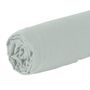Voir la diapositive 2 : Home collection Drap housse de coton-bambou - bambou vert