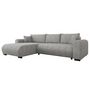 Voir la diapositive 6 : BEST MOBILIER Rosalie - canapé d'angle réversible 4 places convertible avec coffre en tissu bouclette