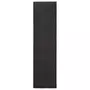 VIDAXL Tapis Sisal naturel 80x300 cm Noir