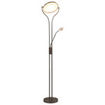 VIDAXL Lampadaire 18 W argente 180 cm variable