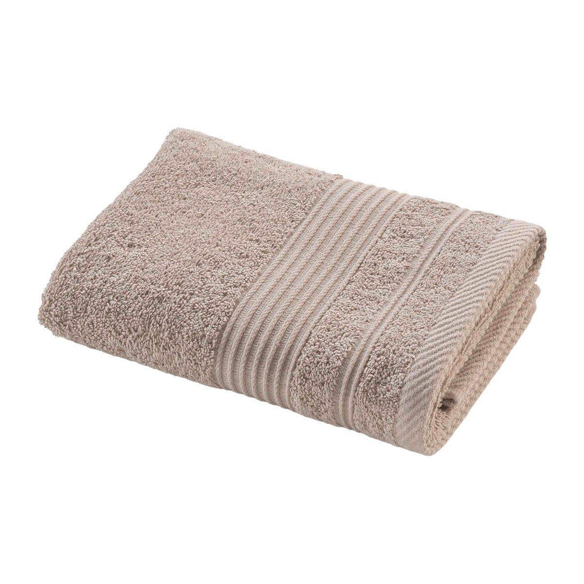 Voir la diapositive 1 : Douceur d'Intérieur Serviette de Toilette  Tendresse  50x90cm Taupe