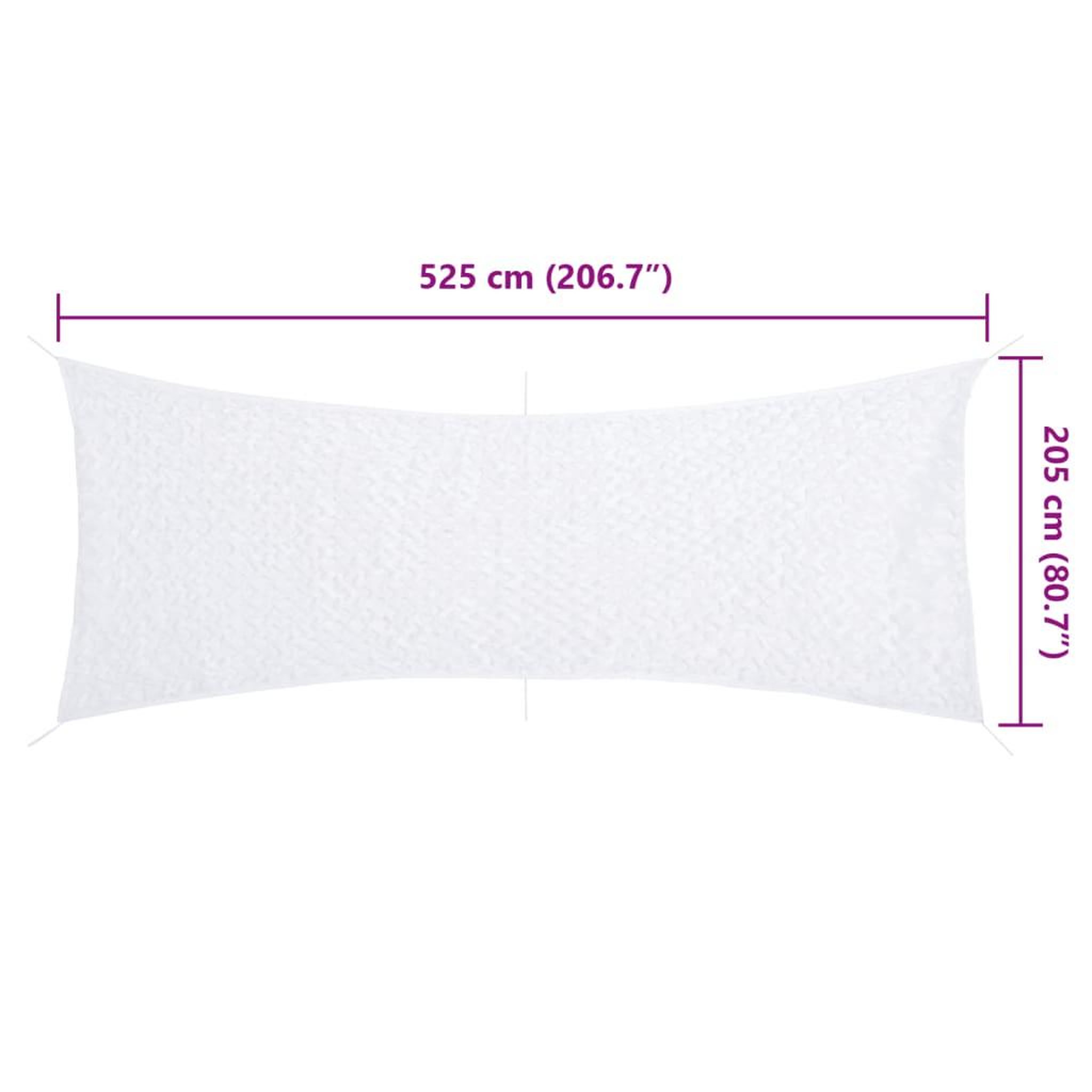 Voir la diapositive 6 : VIDAXL Filet de camouflage avec sac de rangement 525x205 cm blanc