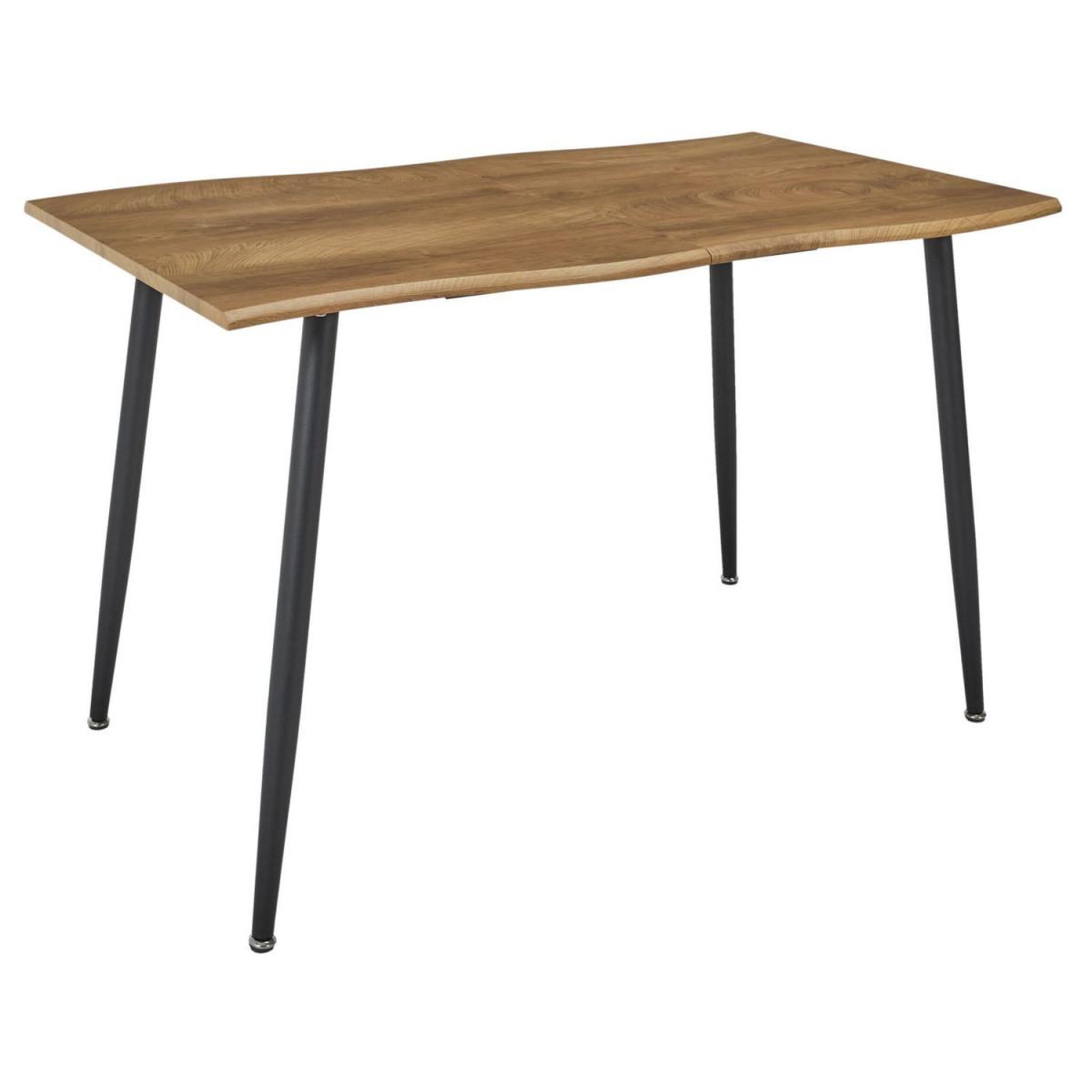 Voir la diapositive 3 : The Home Deco Factory Table à manger extensible  abbott  120-160cm naturel
