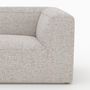Voir la diapositive 2 : Rendez vous déco Méridienne d'angle à gauche pour canapé modulable en tissu beige-Hestia
