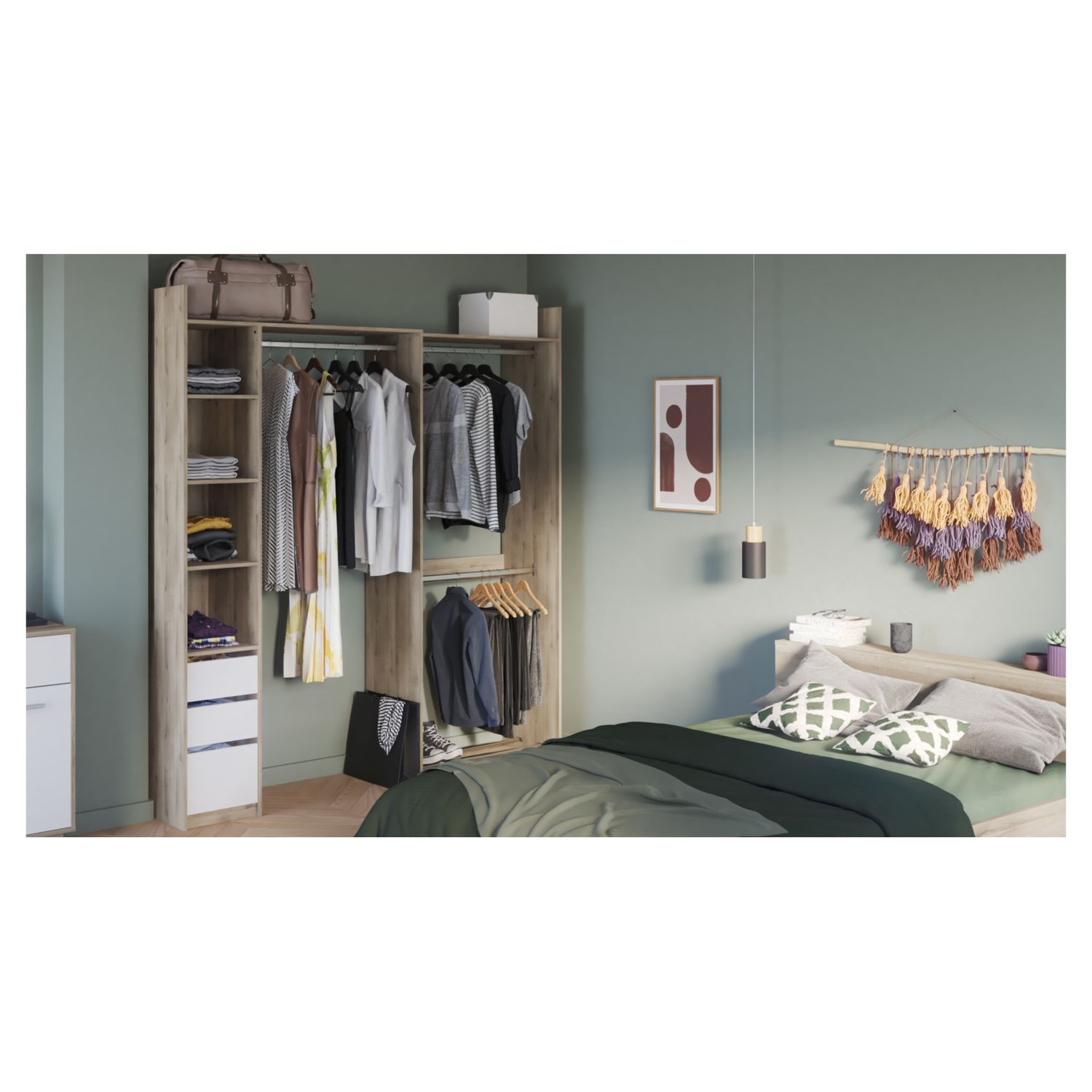 Voir la diapositive 8 : Kit placard adaptable droit ou d'angle WIND