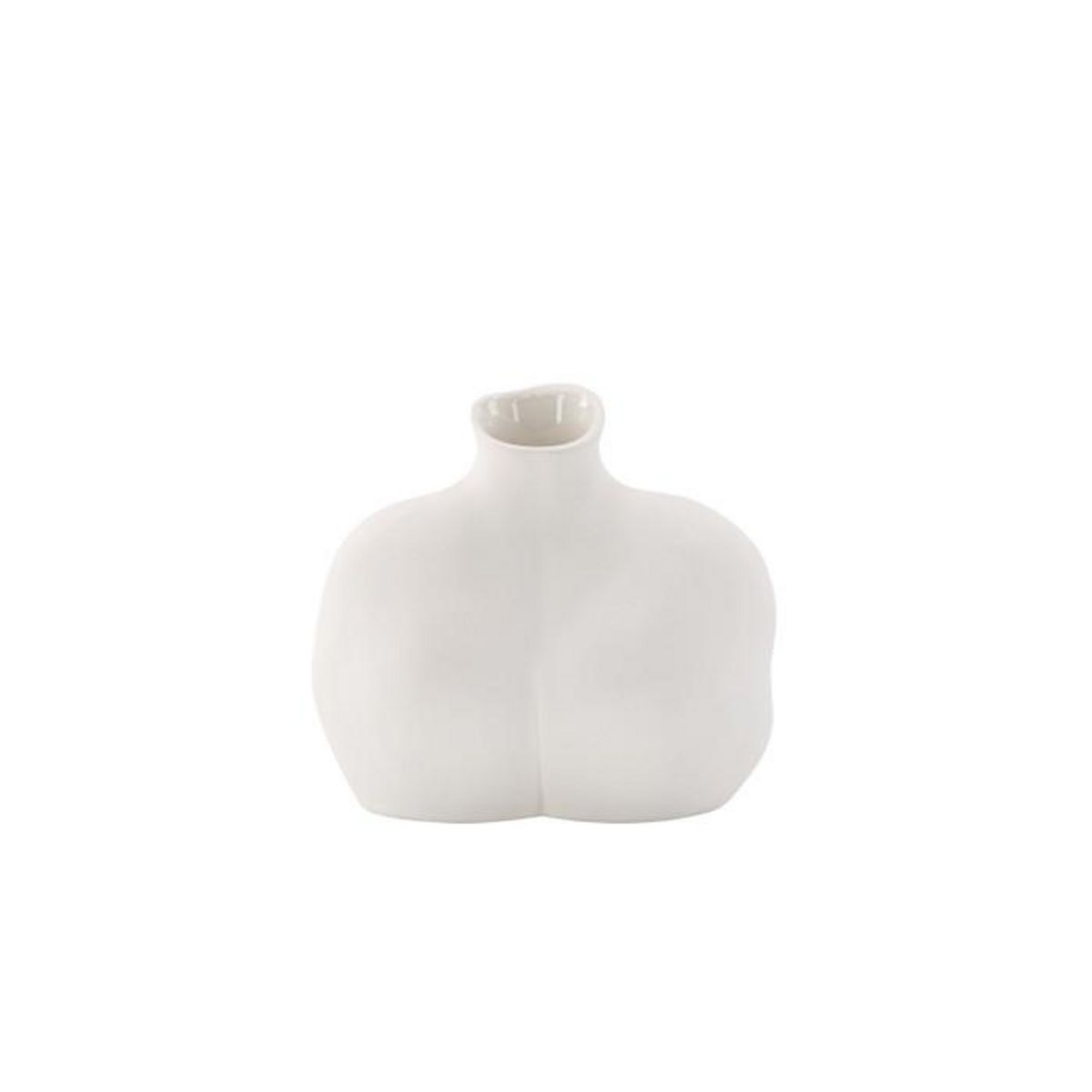 Paris Prix Vase Corps Féminin en Céramique  Harvey  17cm Blanc Cassé