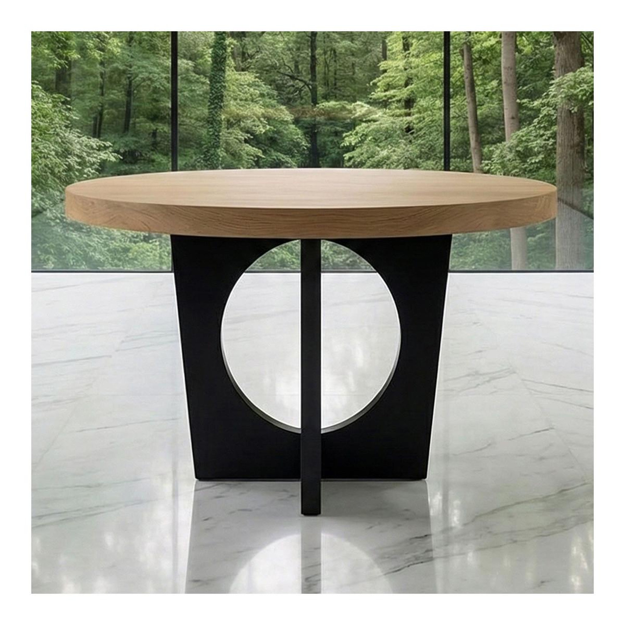 Voir la diapositive 4 : Paris Prix Table de repas extensible  kapy  110-260cm chêne & noir