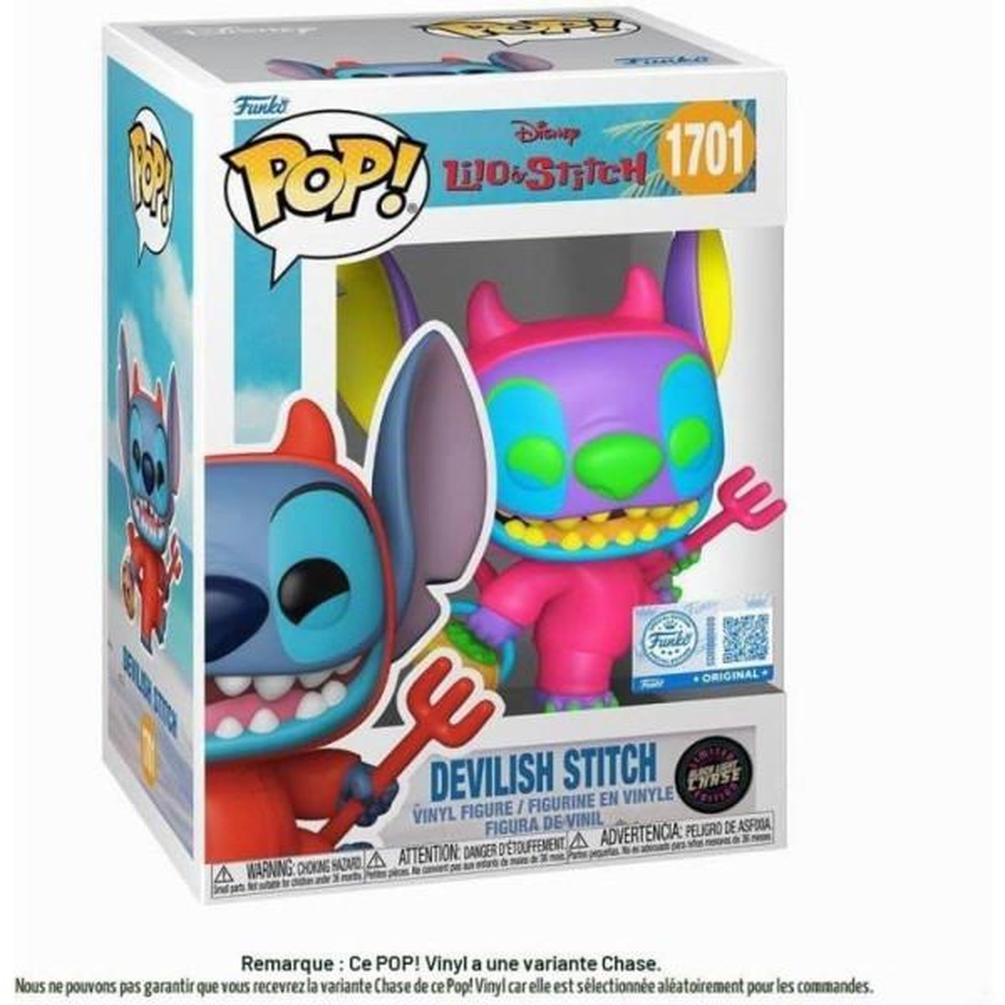 Voir la diapositive 6 : Funko Figurine Funko Pop! - Disney - Stitch en Diable n°1701 Chase