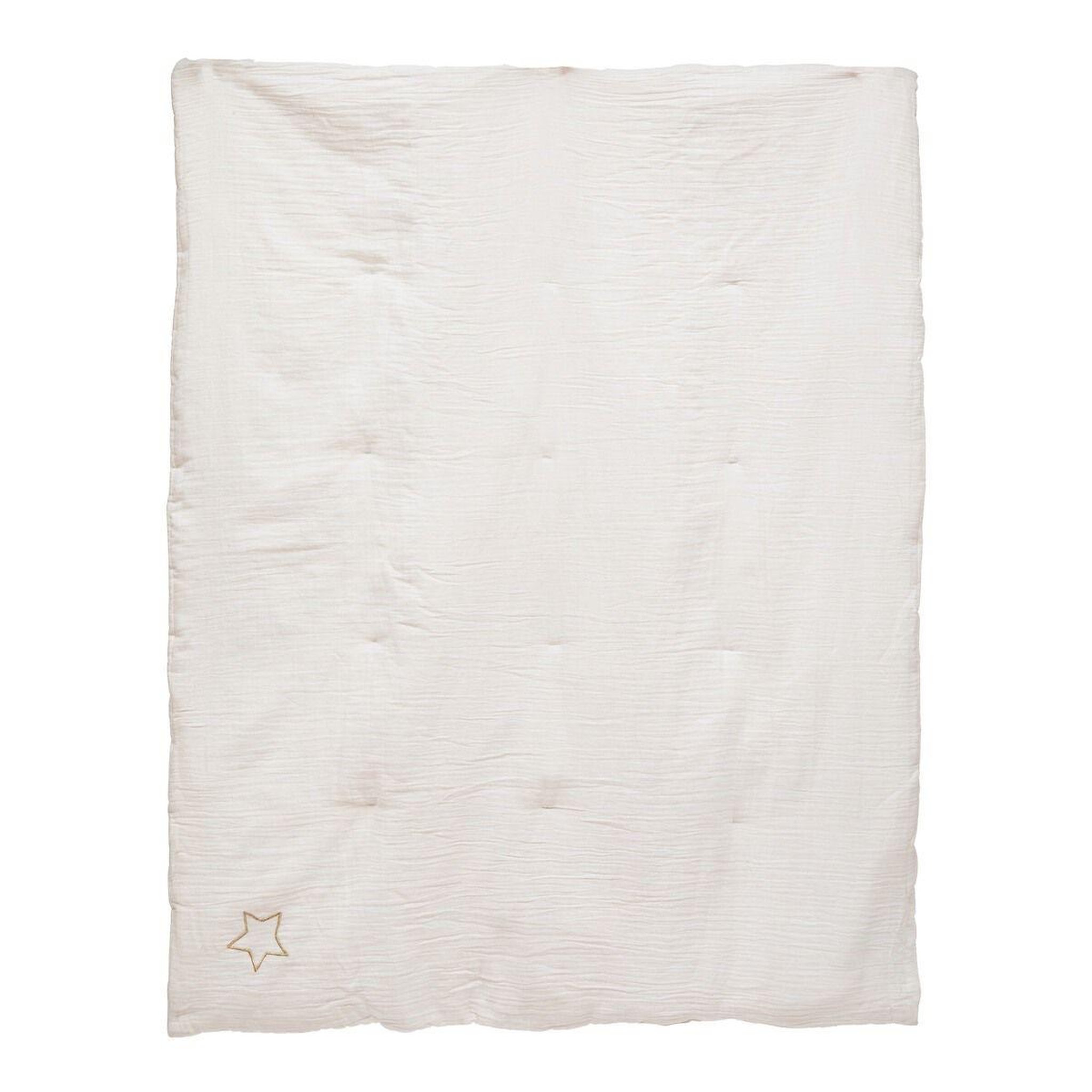 Atmosphera Kids Édredon en coton  enfant  100x140cm blanc