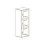 Voir la diapositive 4 : Paris Prix Vitrine LED Murale Design  Fly II  126cm Blanc