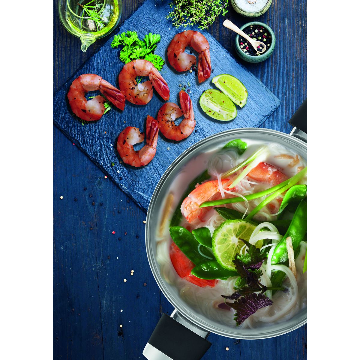 TEFAL Marmite induction inox EMOTION 22 cm - 5.2 litres 