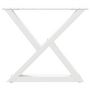 Voir la diapositive 5 : VIDAXL Pieds de table basse 2 pcs blanc 60x(42-43,3) cm acier