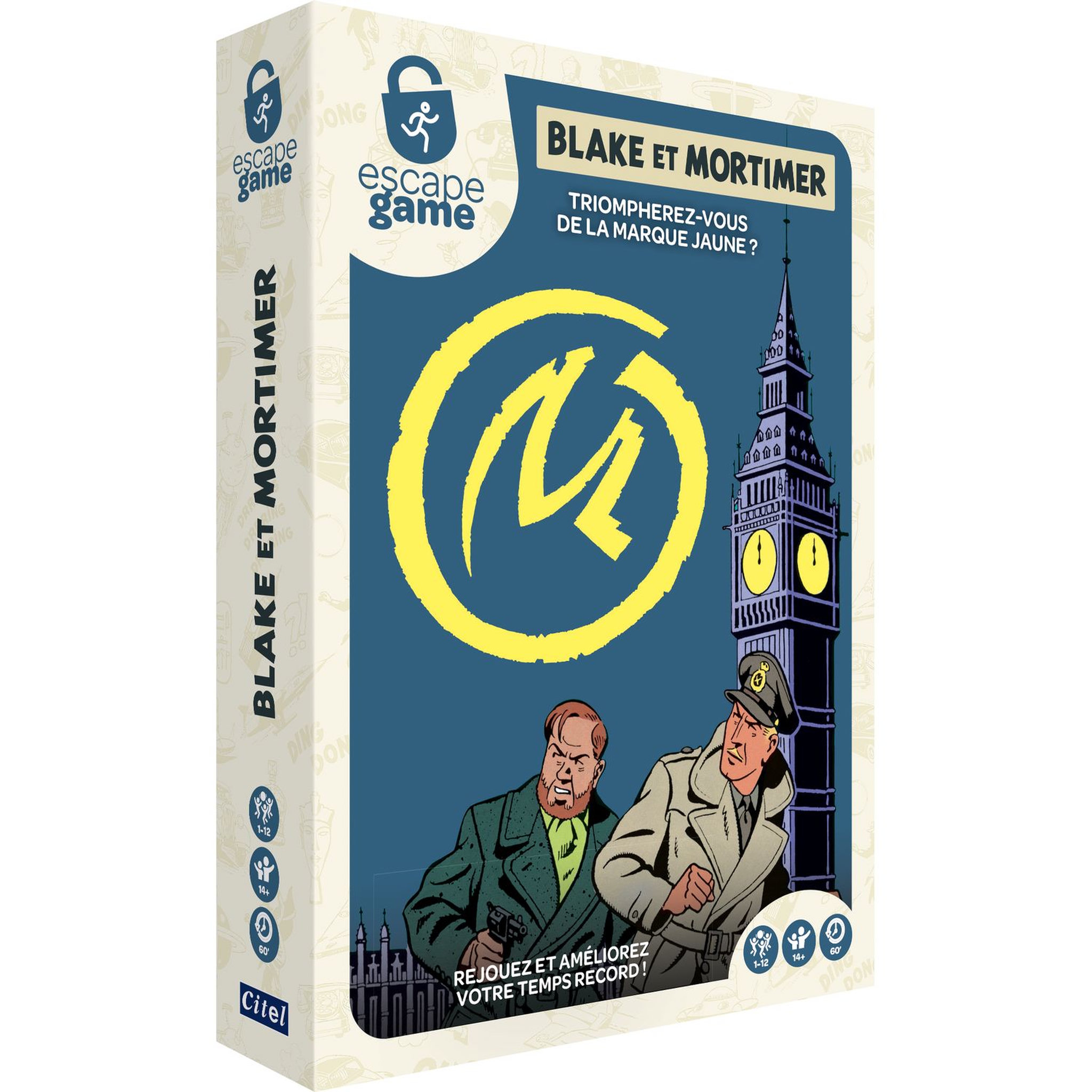 Voir la diapositive 1 : CARTAMUNDI Jeu Escape Games Blake et Mortimer 