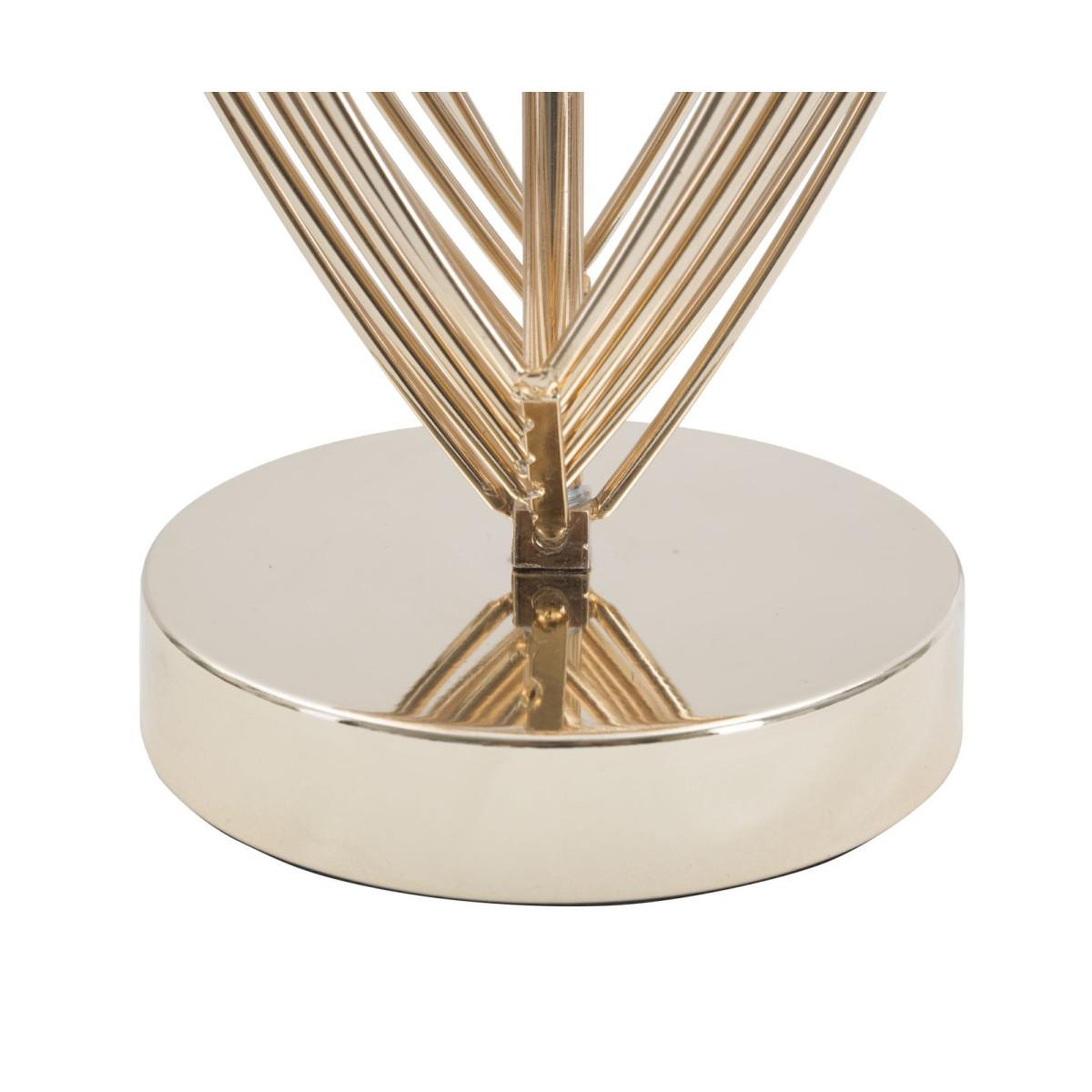 Voir la diapositive 3 : Paris Prix Lampe à poser en métal  maxt  44cm or & noir