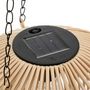 Voir la diapositive 3 : ATMOSPHERA Lampe Suspension Solaire  Jily  28cm Beige