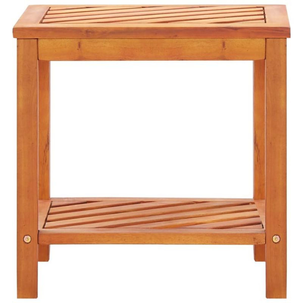 VIDAXL Table d appoint Bois d acacia massif 45 x 33 x 45 cm