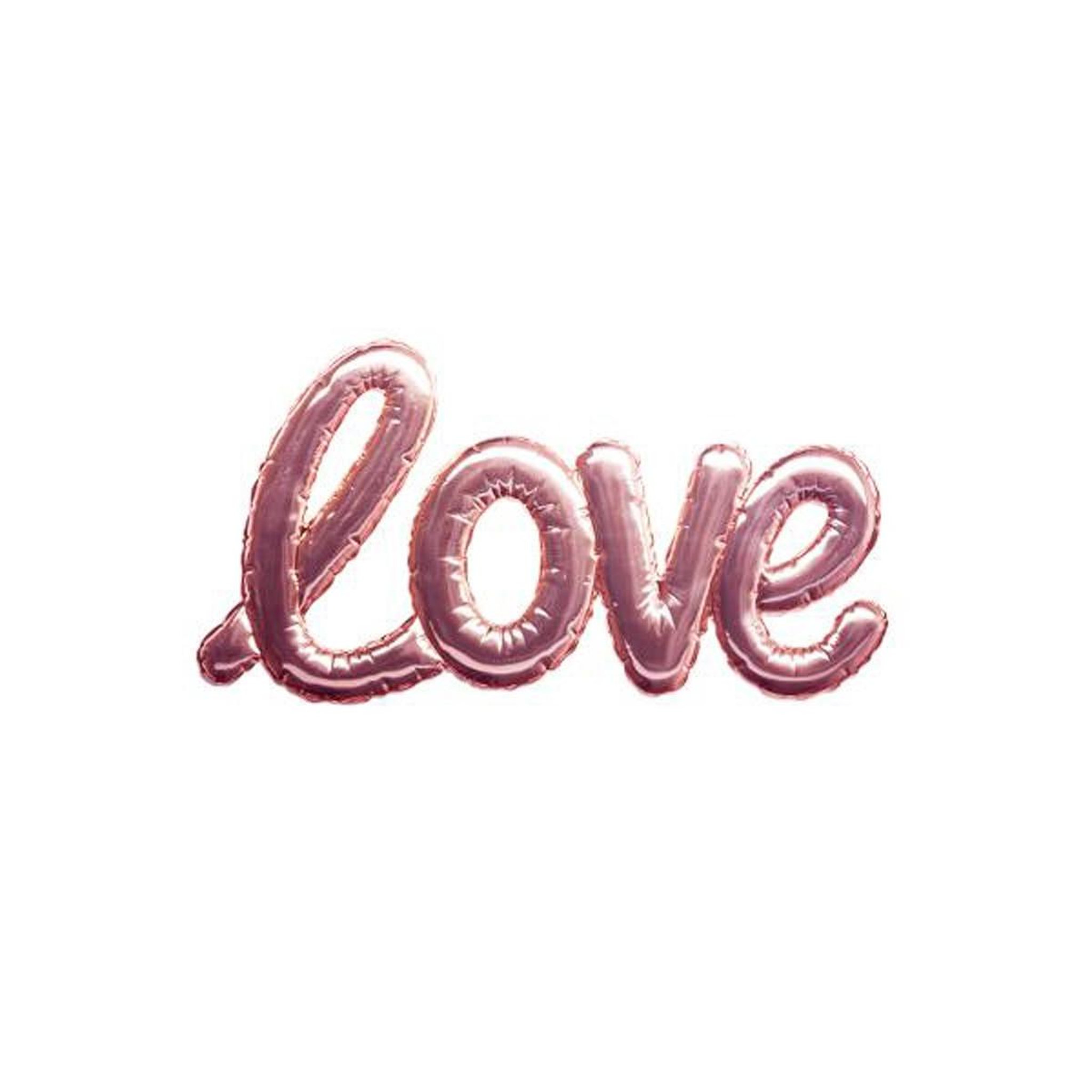 Stick'n Look Sticker ballon  love  24x47cm rose