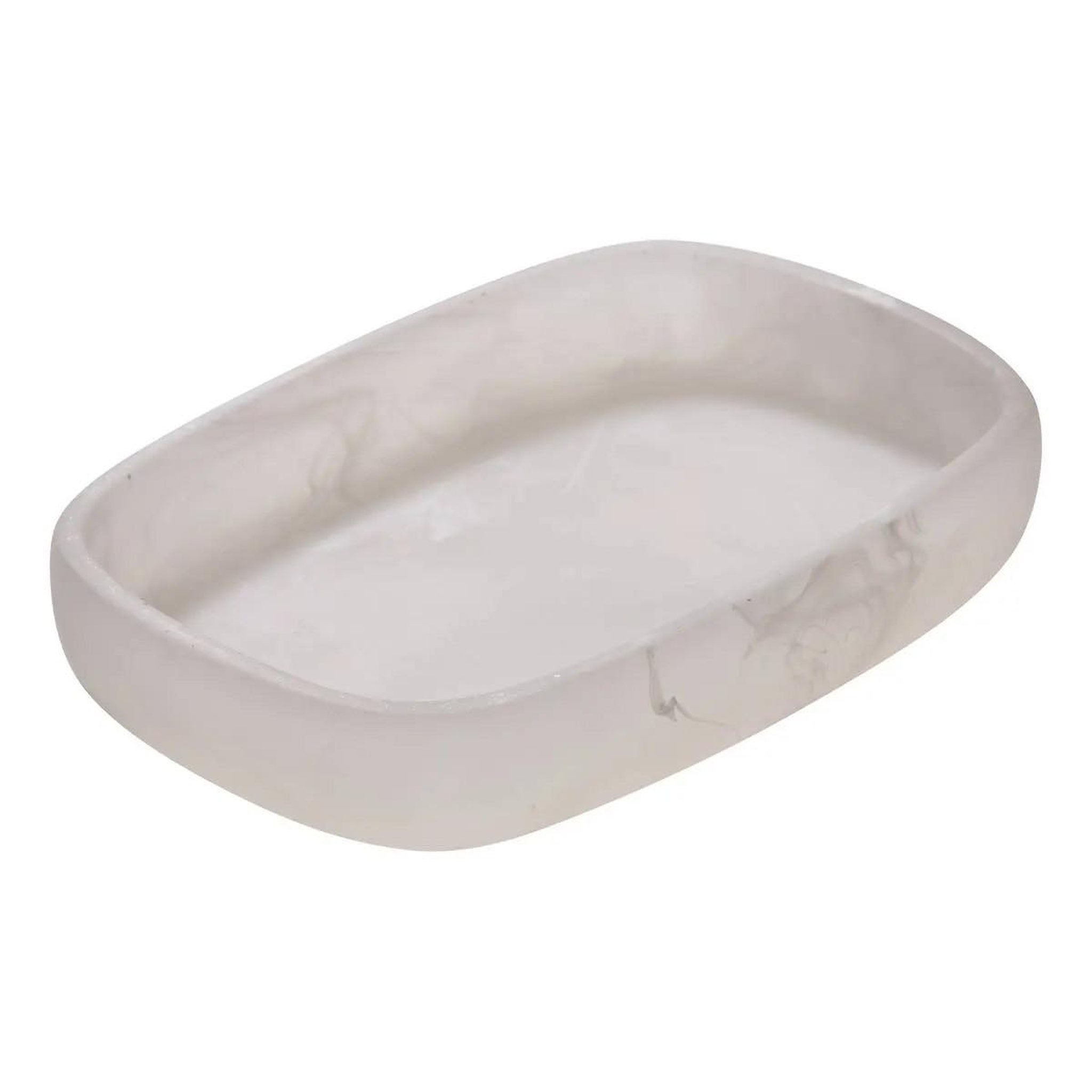 FIVE Porte-savon en résine  cloudy  13cm blanc