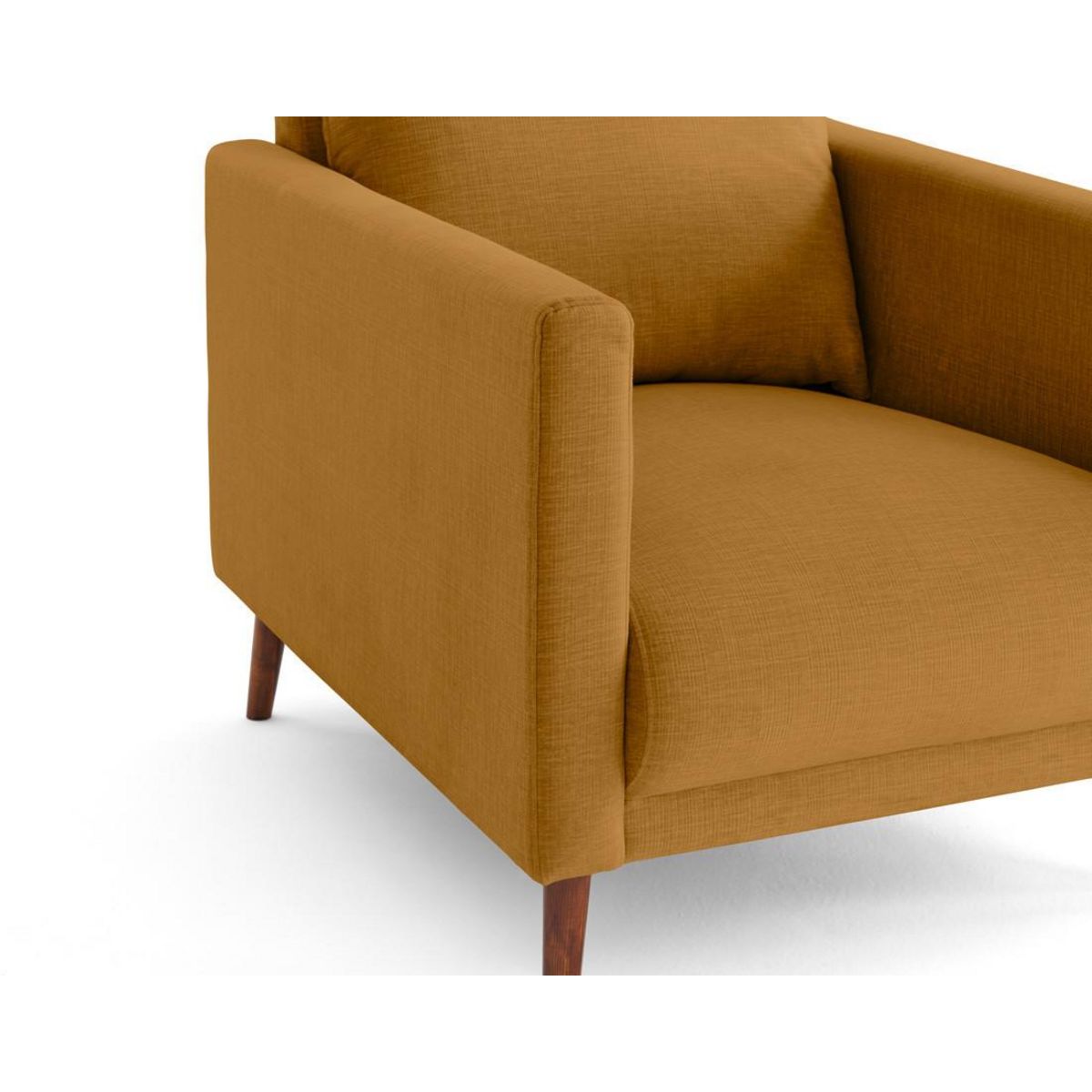 LISA DESIGN Ostrava - fauteuil en velours pieds en bois