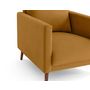 Voir la diapositive 4 : LISA DESIGN Ostrava - fauteuil en velours pieds en bois
