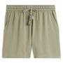 Voir la diapositive 3 : INEXTENSO Short viscose vert kaki femme