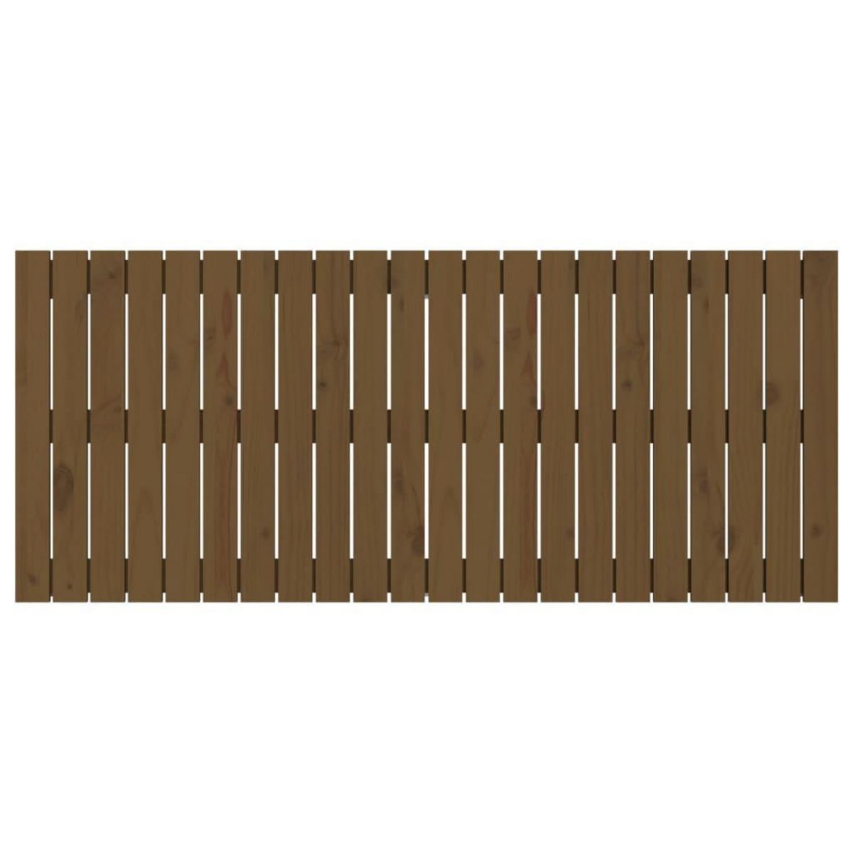 VIDAXL Tete de lit murale Marron miel 140x3x60 cm Bois massif de pin