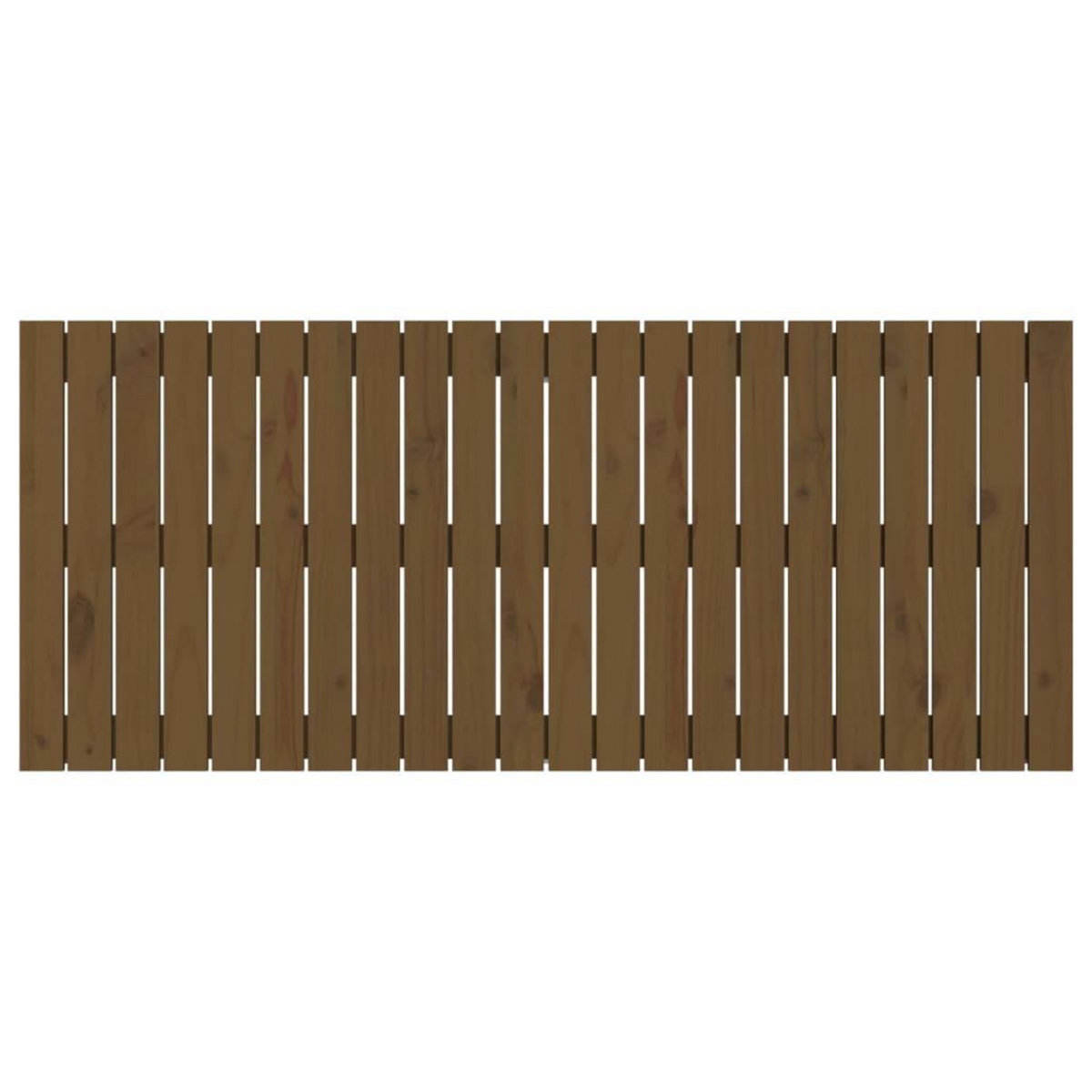 VIDAXL Tete de lit murale Marron miel 140x3x60 cm Bois massif de pin