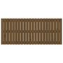 Voir la diapositive 4 : VIDAXL Tete de lit murale Marron miel 140x3x60 cm Bois massif de pin