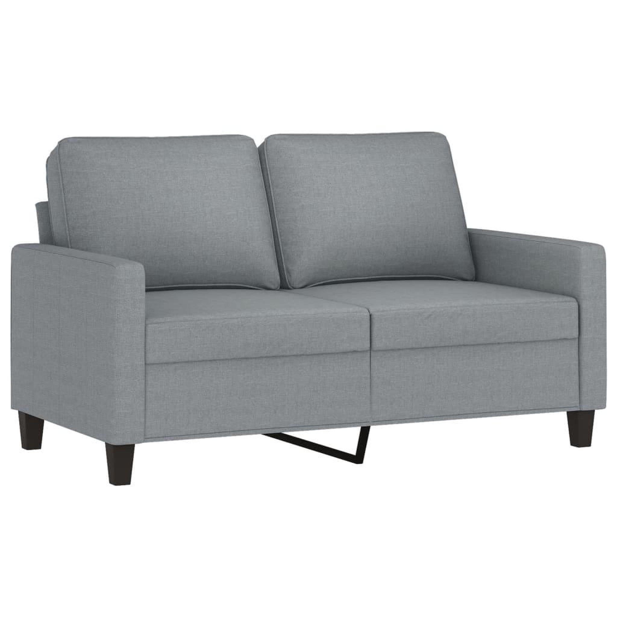 Voir la diapositive 3 : VIDAXL Ensemble de canapes 3 pcs avec coussins Gris clair Tissu