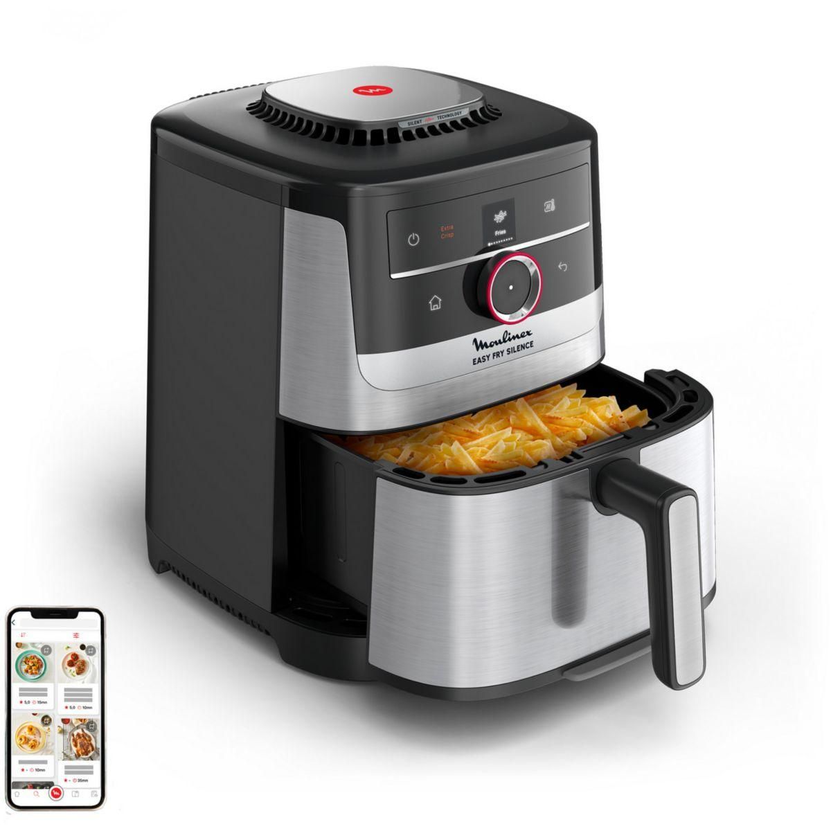 MOULINEX Friteuse sans huile Easy Fry Silence Smart 5L EZ572DF0