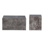Voir la diapositive 1 : Paris Prix Lot de 2 Tables Basses Effet Marbre  York  80cm Gris