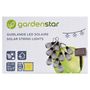 Voir la diapositive 2 : GARDENSTAR Guirlande solaire PP L6M avec LED blanc chaud 